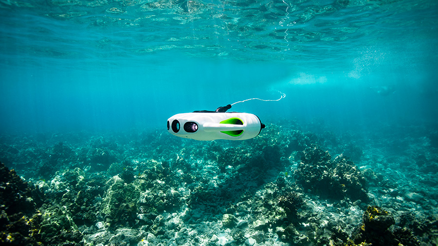 水下机器人无线传输+光缆应用解决方案